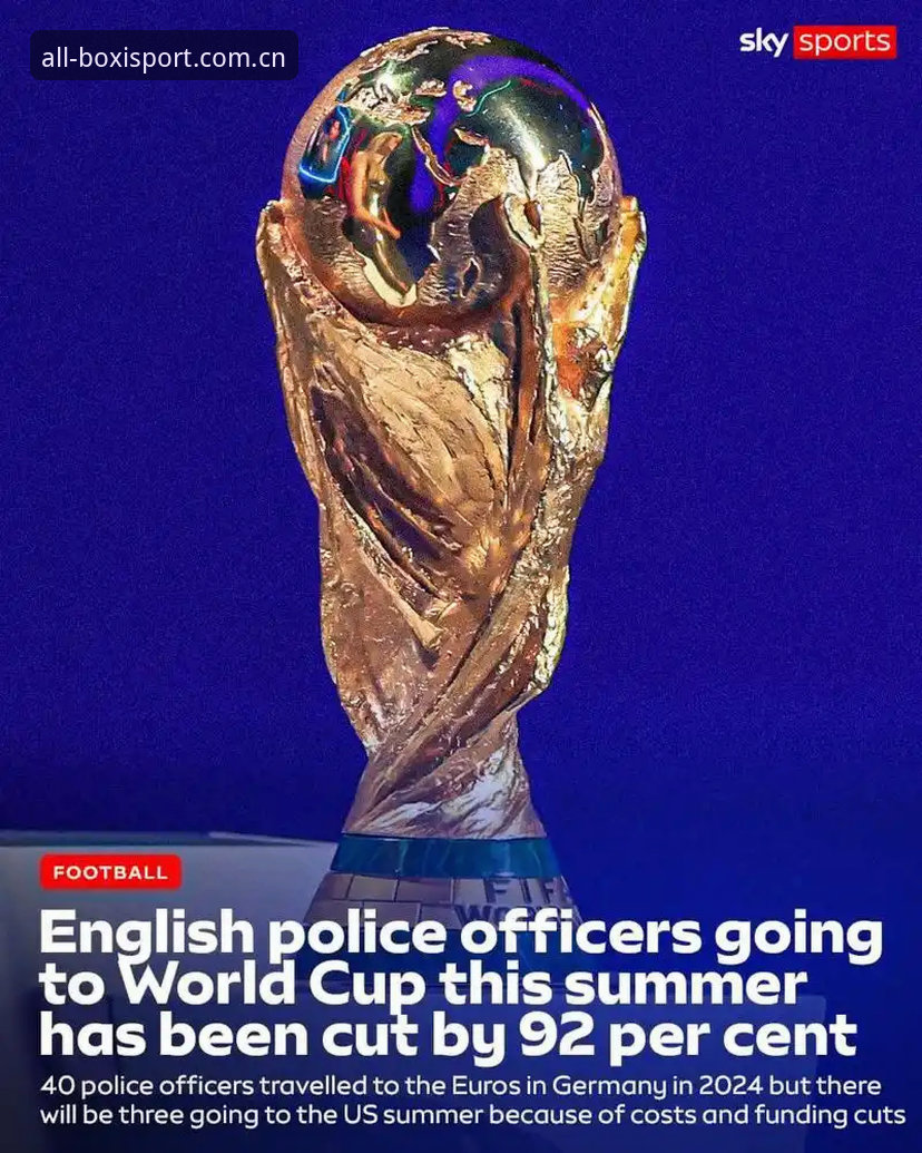 揭秘世界杯安保缩水真相：三名英国警员赴美背后，数据监测才是真正的战场？